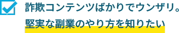 堅実な副業のやり方を知りたい