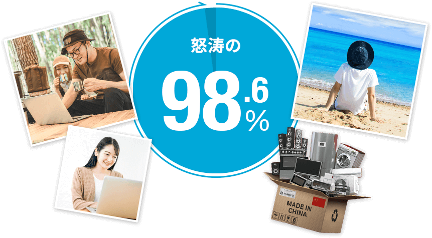 怒涛の98.6%